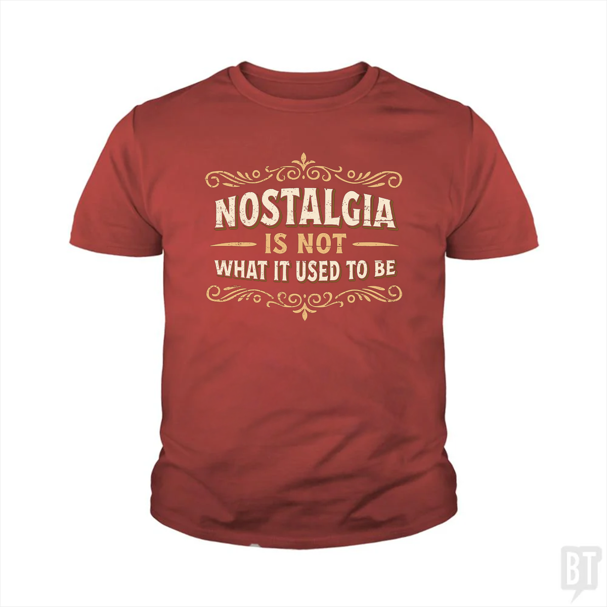 Nostalgia Is Not What It Used To Be Kids Shirt