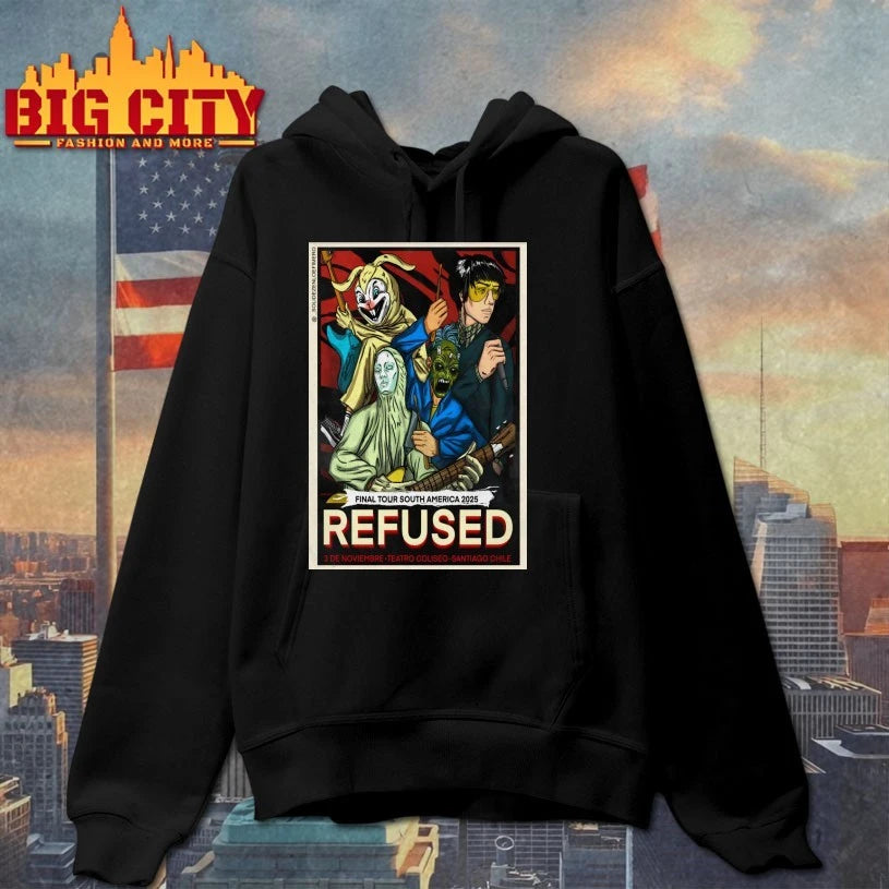Refused Teatro Coliseo in Santiago Chile November 3 2025 Poster shirt