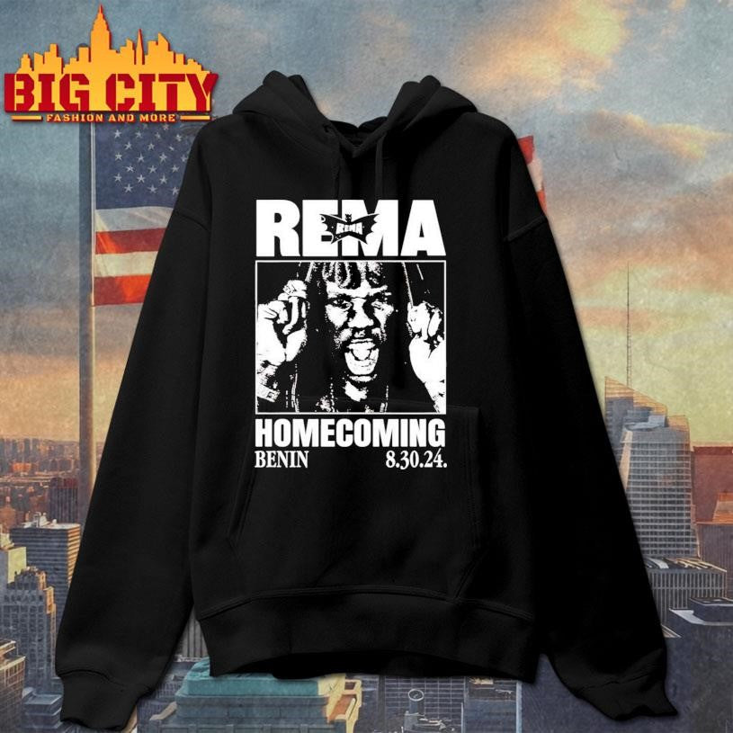 Rema Homecoming Benin 8-30-2024 shirt