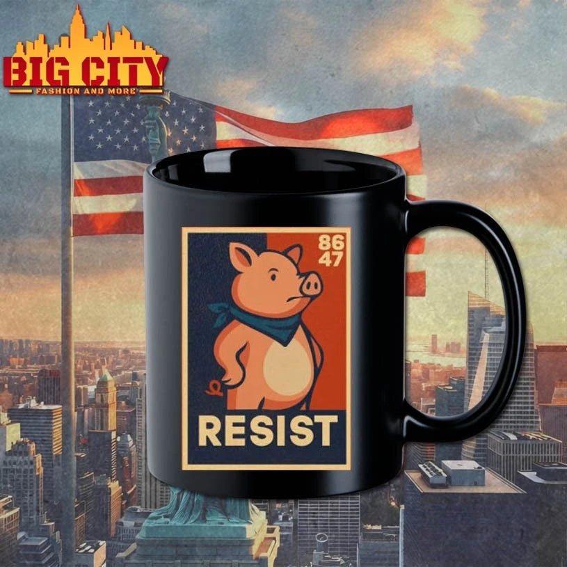 Resist 86 47 Piggy Quiet Quiet Piggy shirt