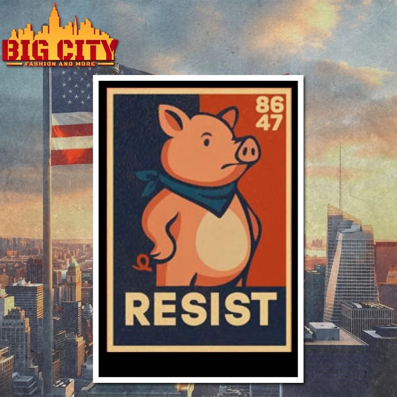 Resist 86 47 Piggy Quiet Quiet Piggy shirt
