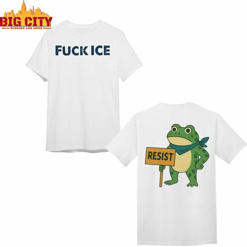 Resist Portland Frog Protest Resistance Anti ICE Anti-Trump Shirt