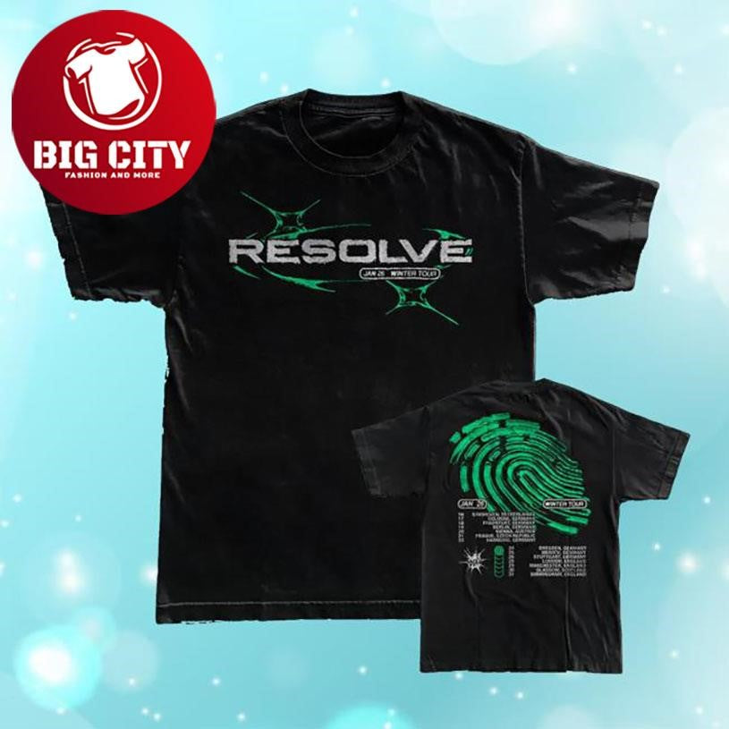 Resolve Official Tour Winter 2026 Two Sided Shirt