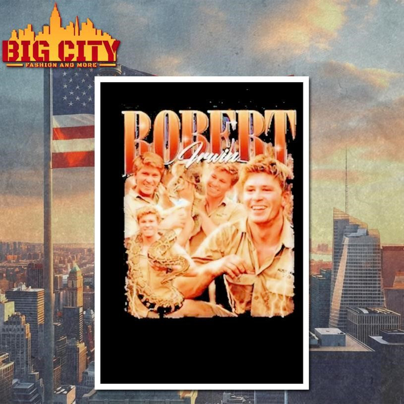 Retro 90S Robert Irwin Zookeeper Shirt