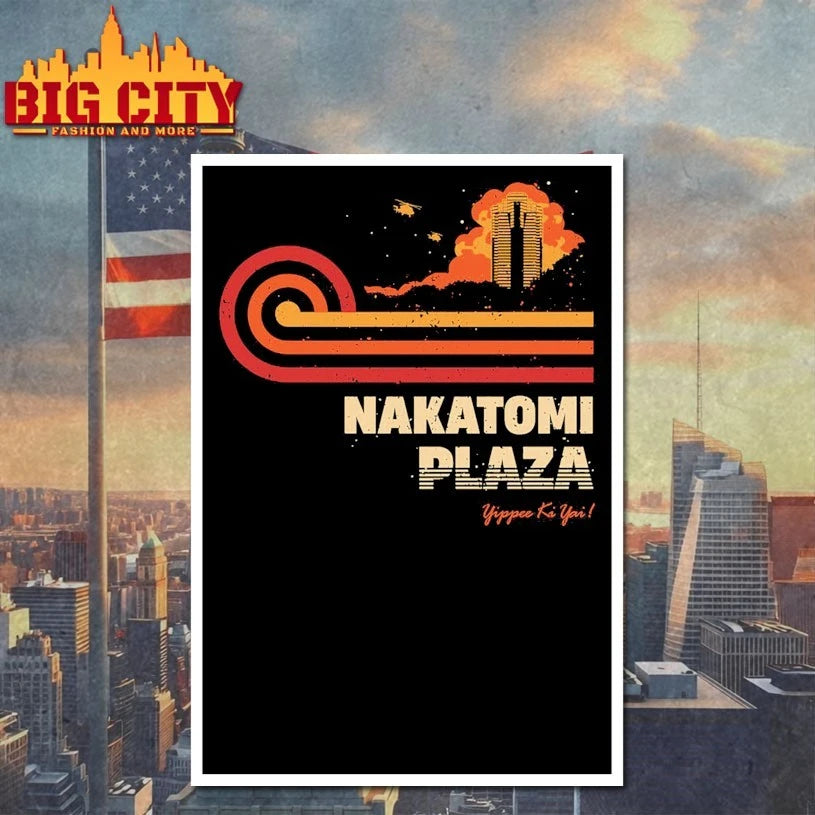 Retro Vintage Nakatomi Plaza shirt