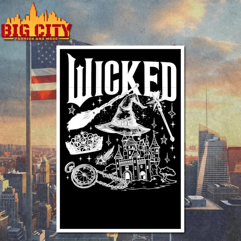 Retro wicked movie outline design Shirt