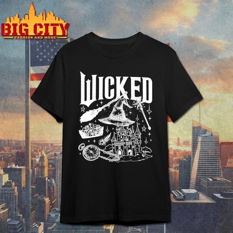 Retro wicked movie outline design Shirt