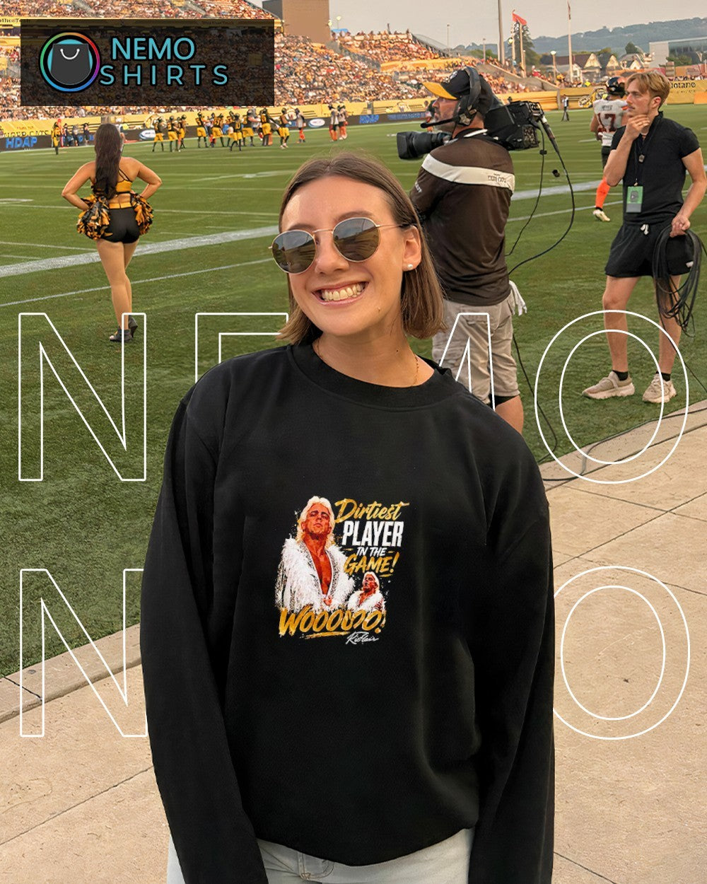 Ric Flair dirtiest player in the game woooo shirt