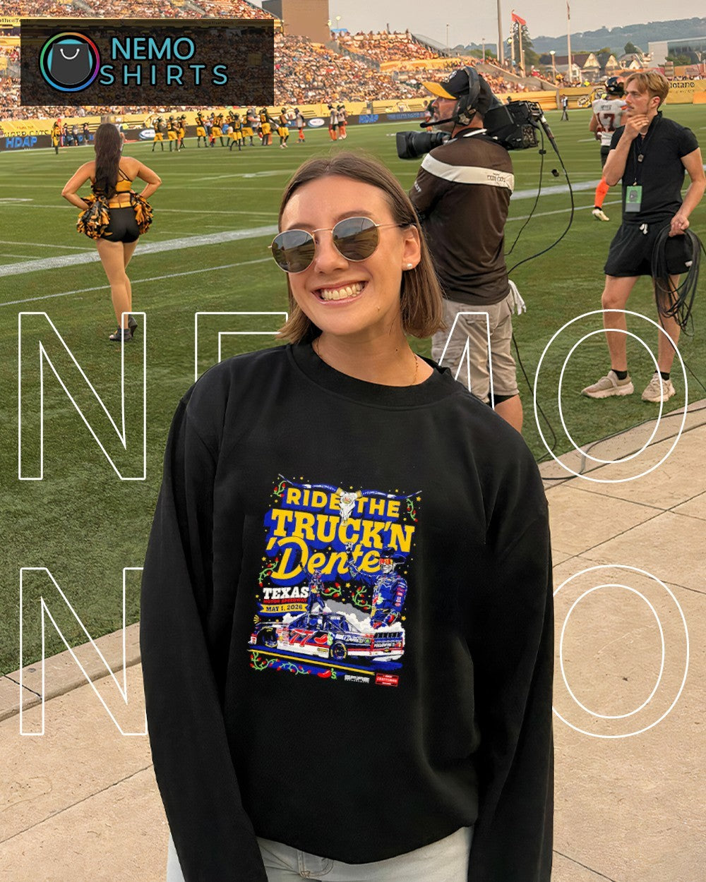 Ride the truck ‘n Dente Texas motor speedway Carson Hocevar shirt