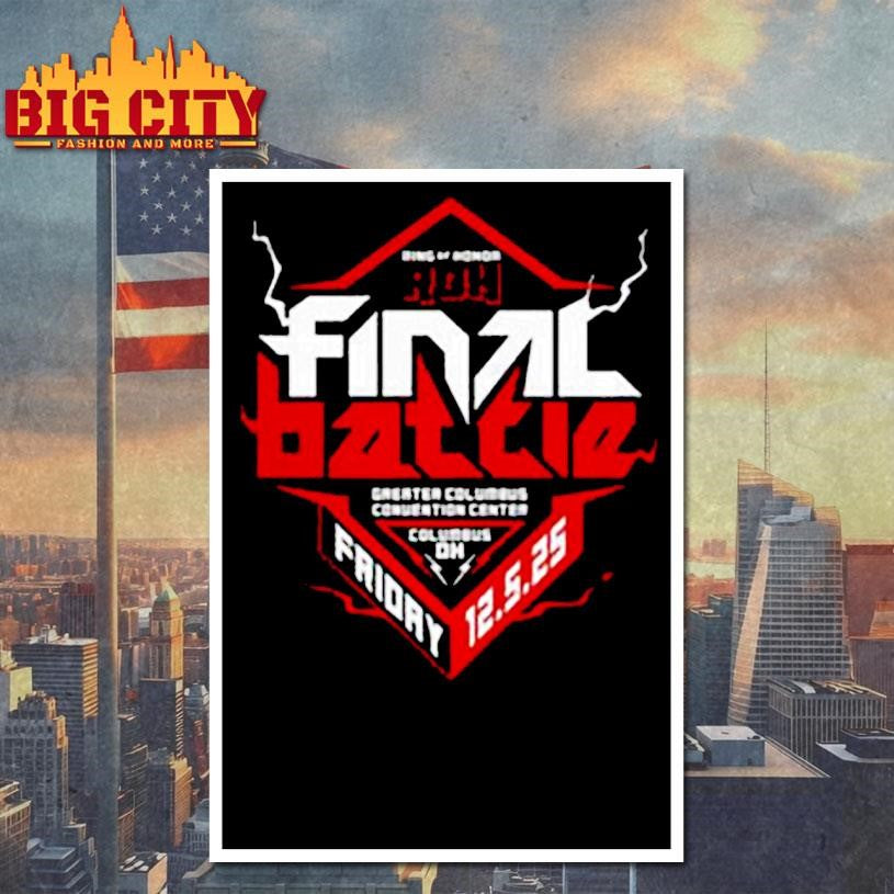 Ring of Honor ROH final Battle 2025 shirt