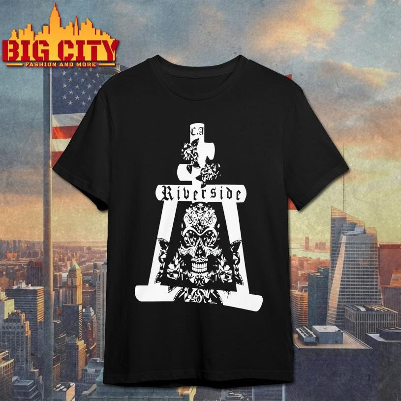 Riverside California Mission Bell Skull Shirt