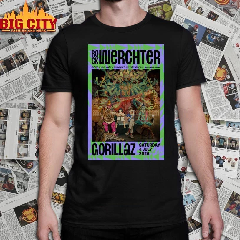 Rock Werchter 04 July 2026 Show Werchter Belgium Poster Shirts