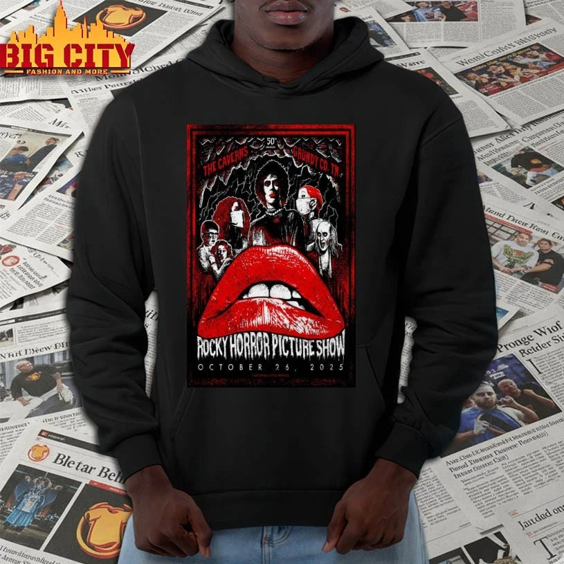 Rocky Horror Picture Show Oct 26 2025 The Caverns – Grundy County, TN Poster shirt