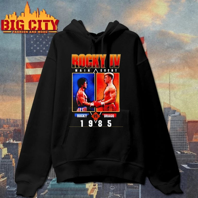 Rocky IV Movie Main Event Rocky Vs Drago 1985 Vintage shirt