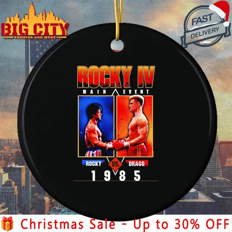Rocky IV Movie Main Event Rocky Vs Drago 1985 Vintage shirt