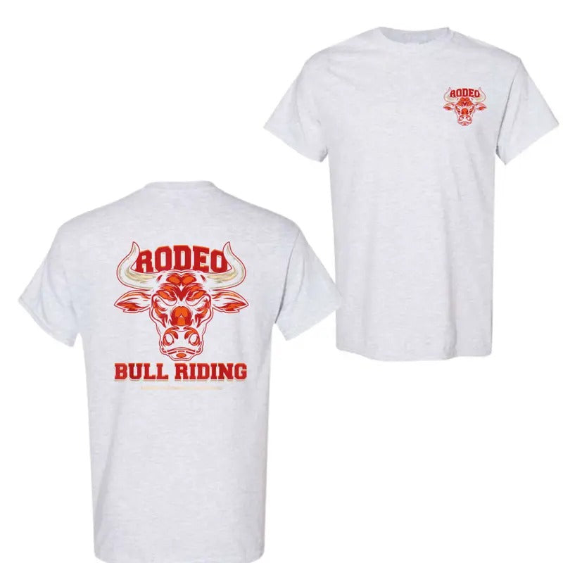 Rodeo Bull Repties, Cowboy Western 2 Sided T-Shirt, Coors Rodeo T-Shirt For Men And Women, Trendy Shirt