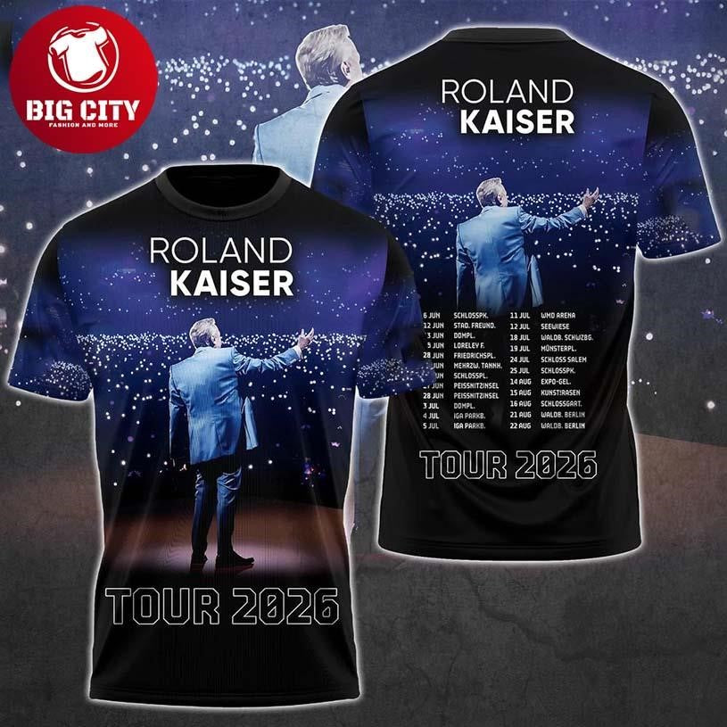 Roland Kaiser Tour 2026 Two Sided Shirt