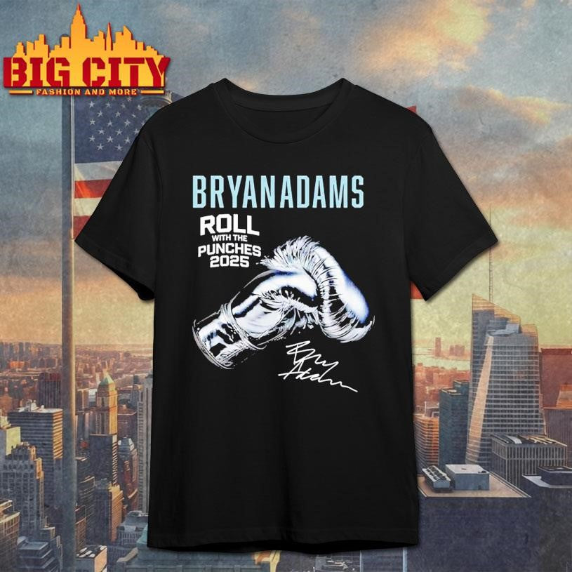 Roll With The Punches Bryan Adams shirt