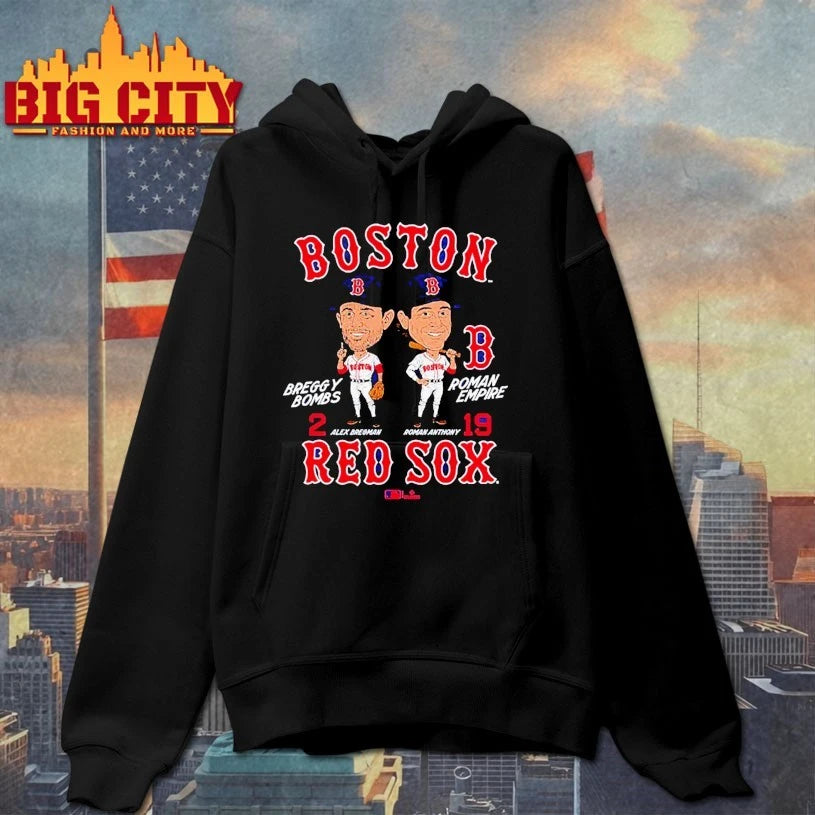 Roman Anthony And Alex Bregman Boston Red Sox Player Duo Caricature Shirt