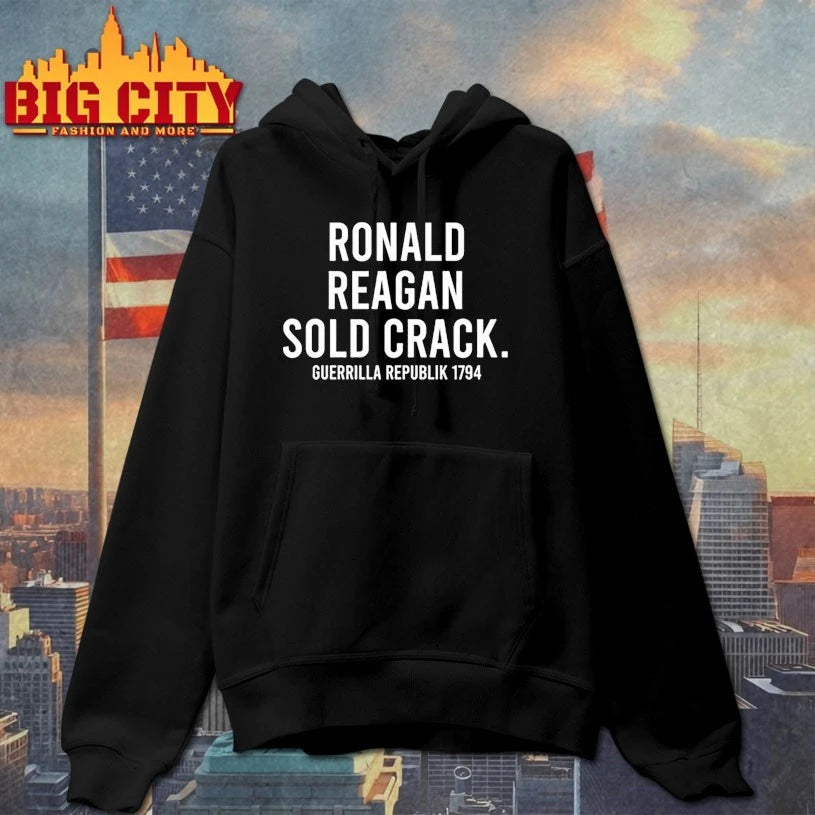 Ronald Reagan Sold Crack Guerrilla Republik 1794 Shirts