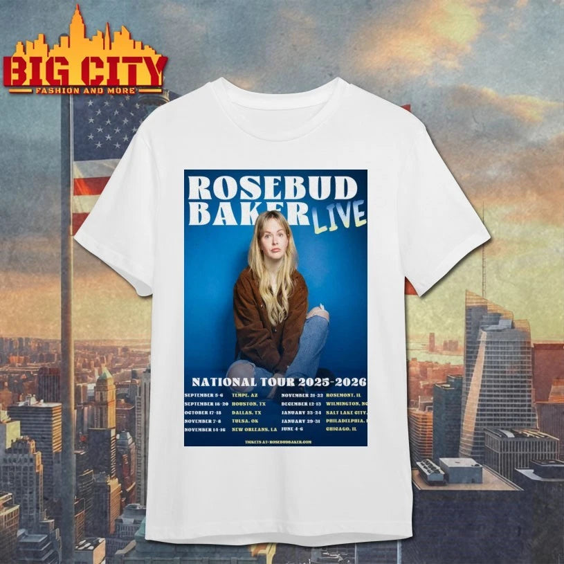 Rosebud Baker National Tour 2025-2026 Poster shirts