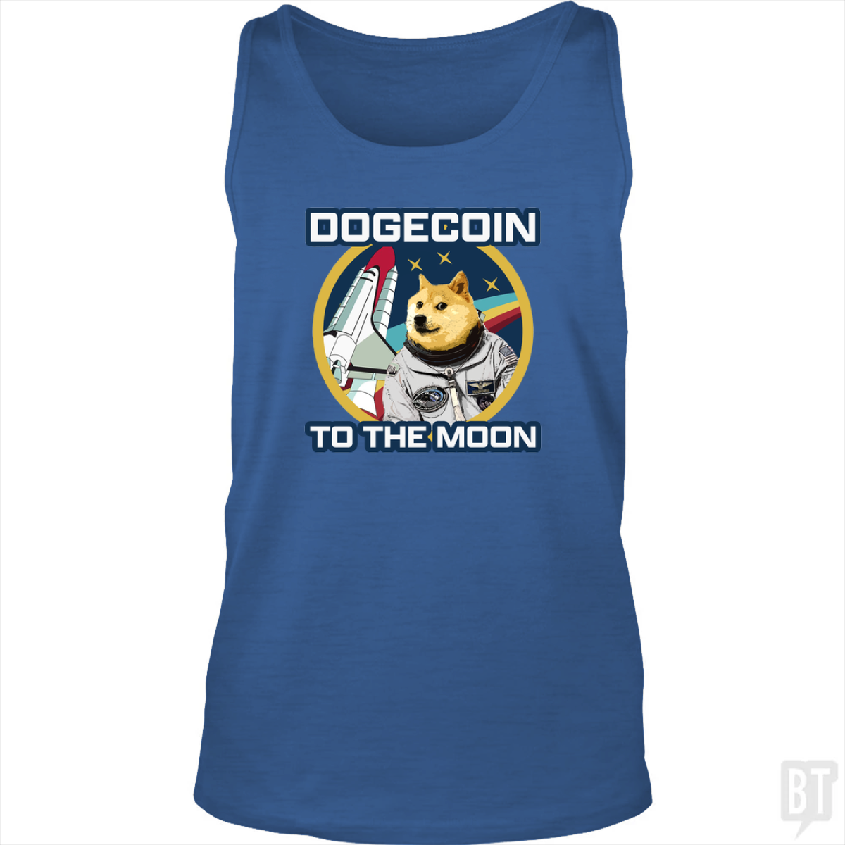 Dogecoin to the Moon Tank Top