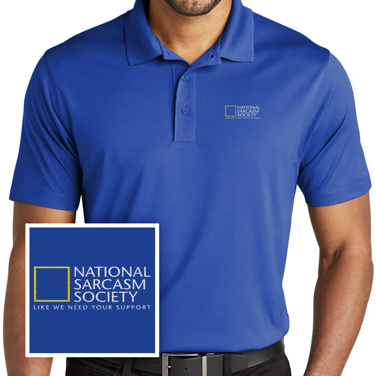 National Sarcasm Polo Shirt