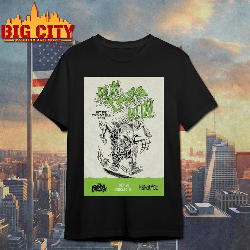 Run Travis Run Chicago IL 2025 Poster Shirt