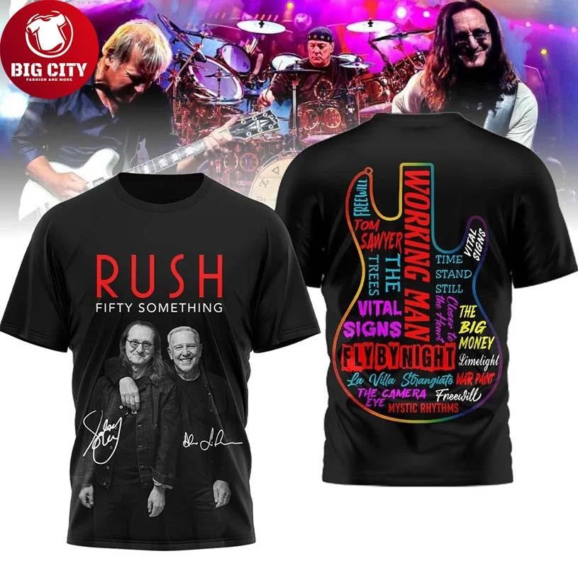 Rush Band 50 Something Tour 2026 Old Man Show Two Sided Shirt