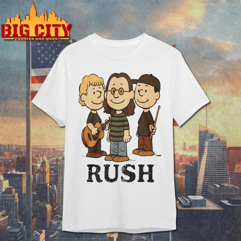 Rush Band As Peanuts shirt