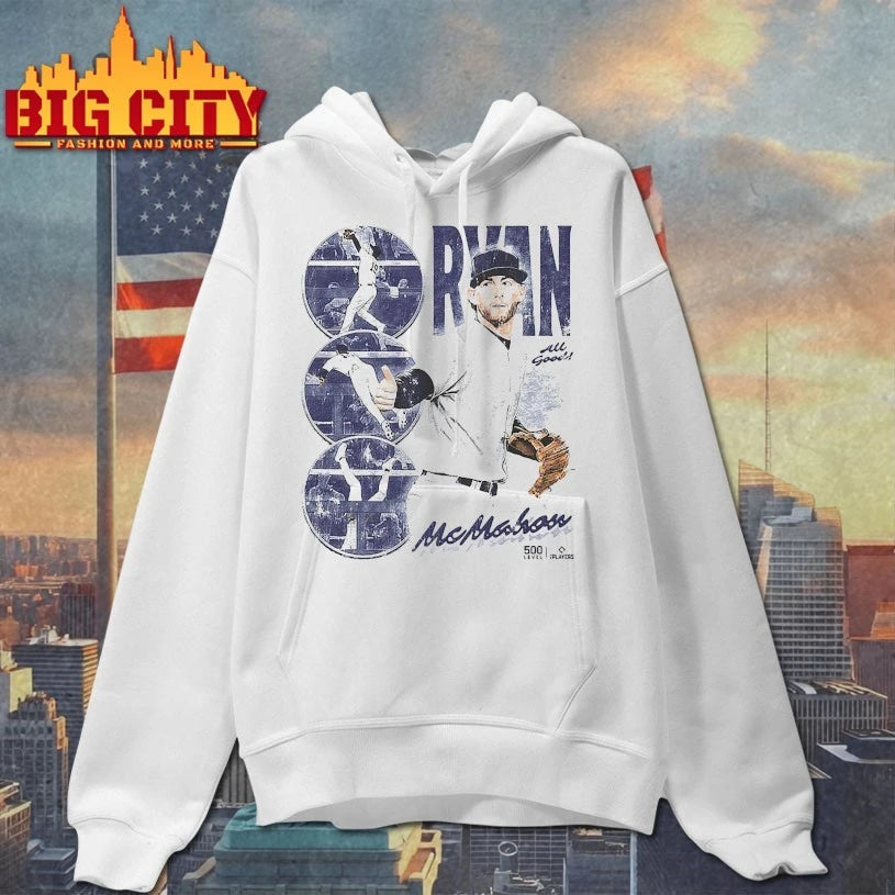 Ryan McMahon New York Y Spectacular Catch Shirt