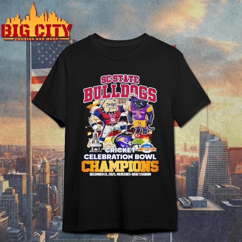 SC State Bulldogs Cricket Celebration Bowl Champions 2025 Shirt