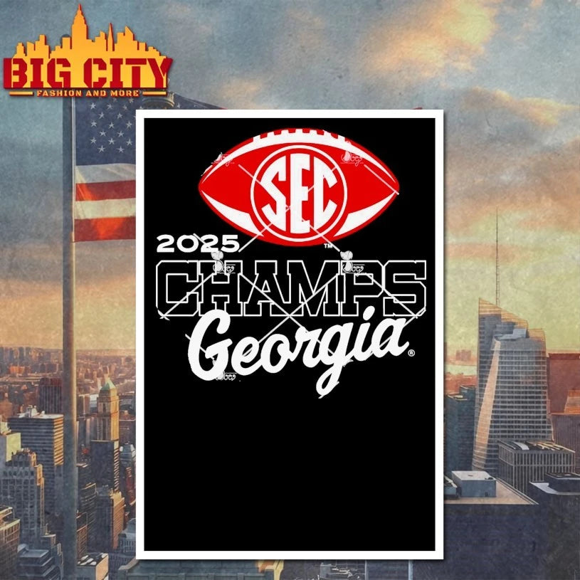 SEC Champions Georgia Bulldogs 2025 Shirt