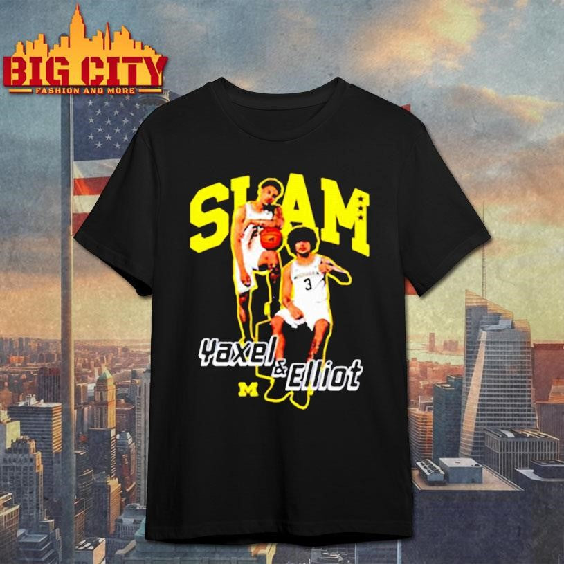 SLAM Yaxel &amp; Elliot Michigan jersey shirt