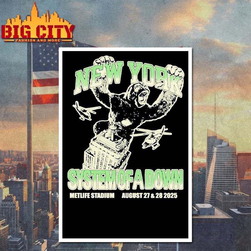 SOAD MetLife Stadium New York City Aug 27 28 2025 Shirts