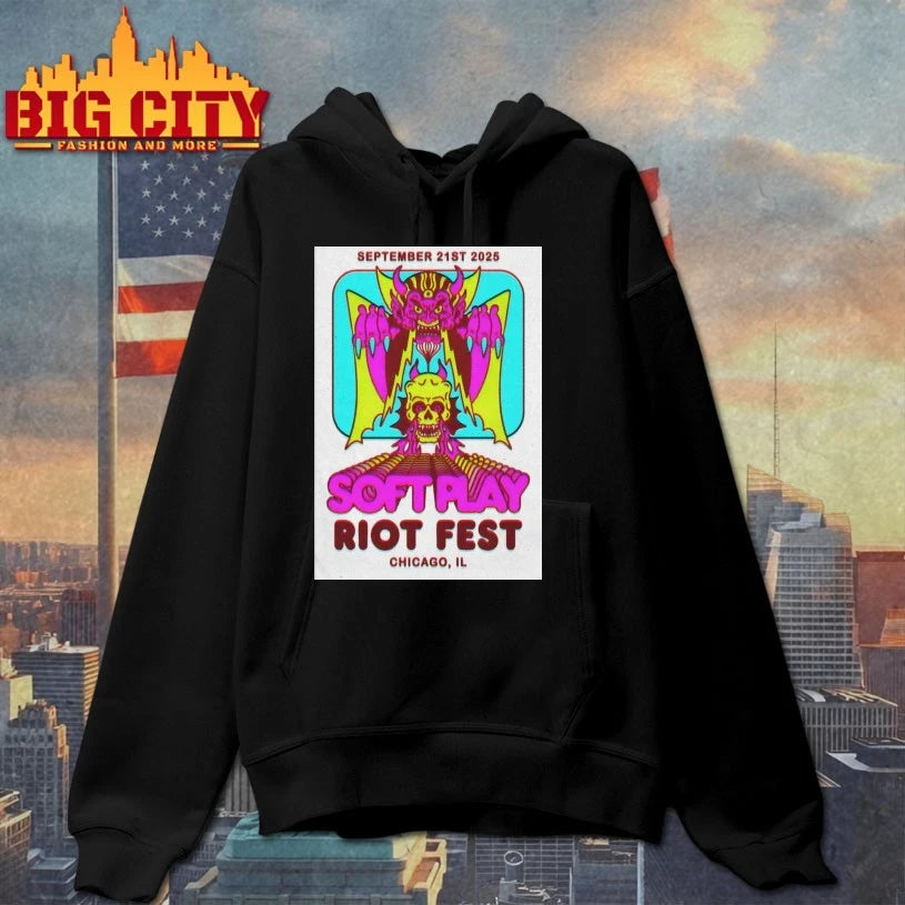 SOFT PLAY Riot Fest In Chicago IL Sep 21 2025 Poster Shirt