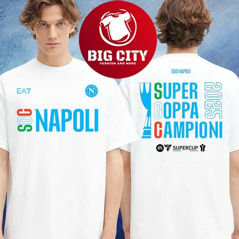 SSC Napoli 2025 Supercoppa Super Cup Two Sided Shirt