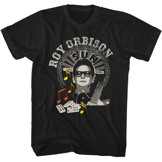 Sun Records - Roy Orbison Dominos - American Classics - Black Adult Short Sleeve T-Shirt