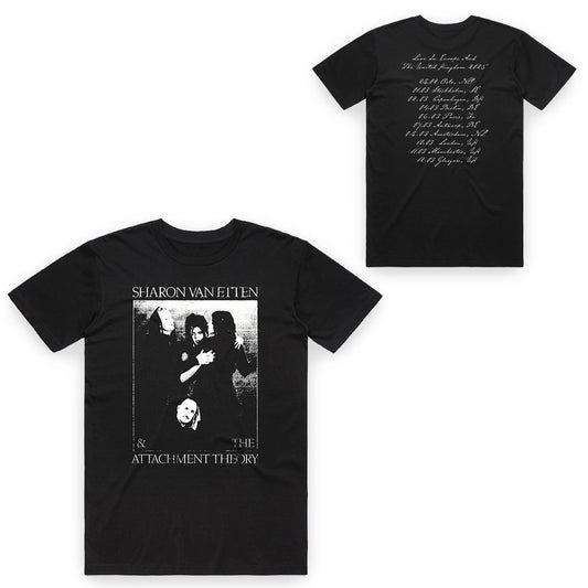 Sharon Van Etten & The Attachment Theory Black Tour T-Shirt