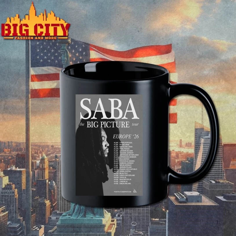 Saba Pivot The Big Picture 2026 Tour Poster Shirt