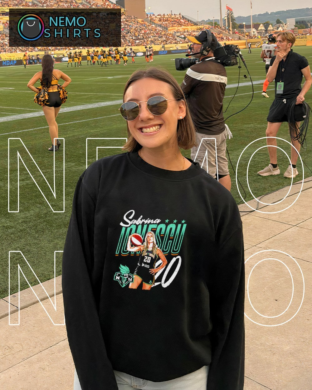 Sabrina Ionescu New York Liberty player name shirt