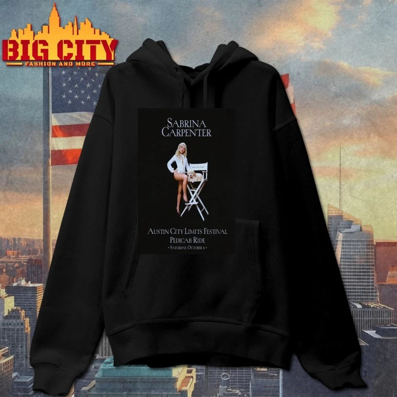Sabrina October 4 2025 Austin City Poster shirt