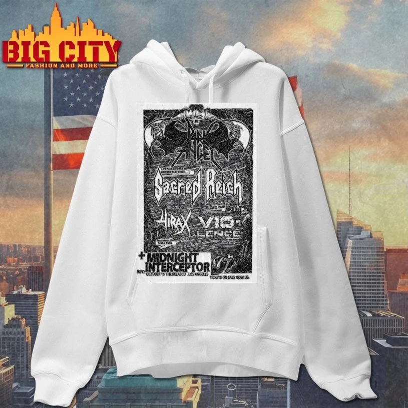 Sacred Reich 10.6.2025 Los Angeles CA Poster Shirt