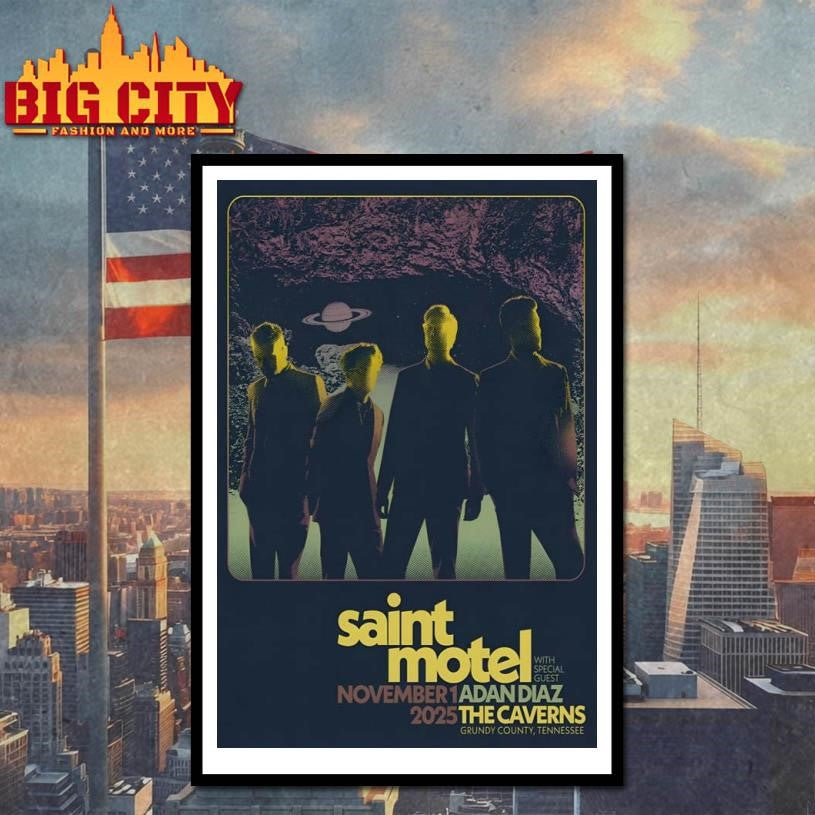Saint Motel At The Caverns In Pelham, TN On Nov 1, 2025 Poster Shirt