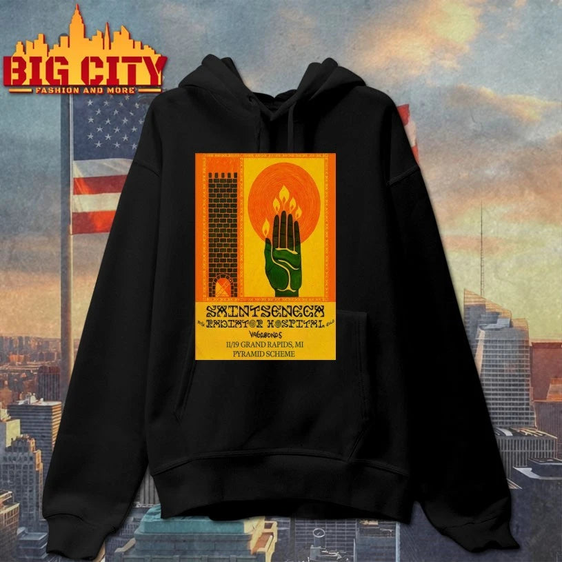 Saintseneca Nov 19 2025 The Pyramid Scheme Grand Rapids MI Poster shirt