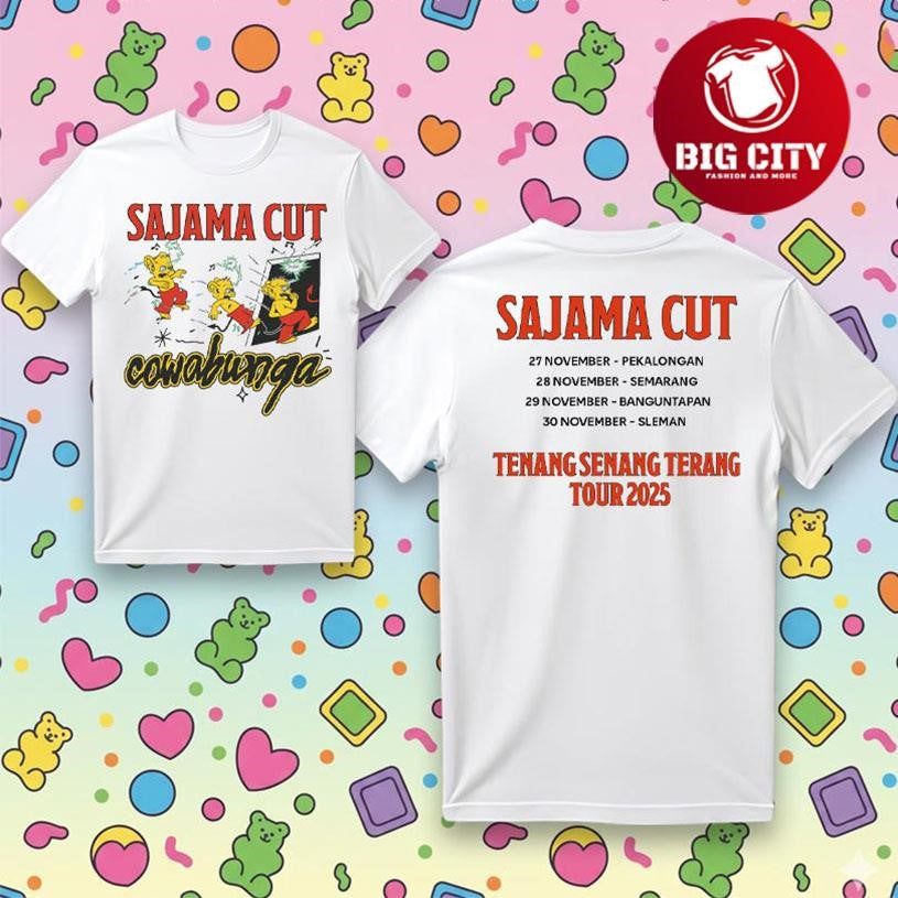 Sajama Cut Tenang Senang Terang Two Sided Shirt