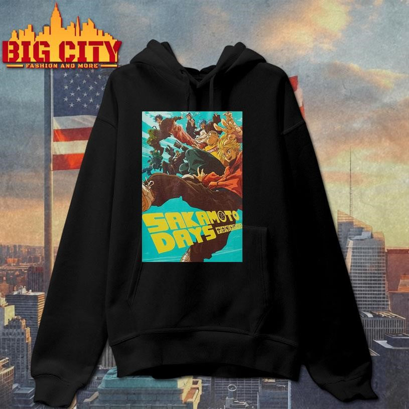Sakamoto Days Group Poster 2025 Shirt