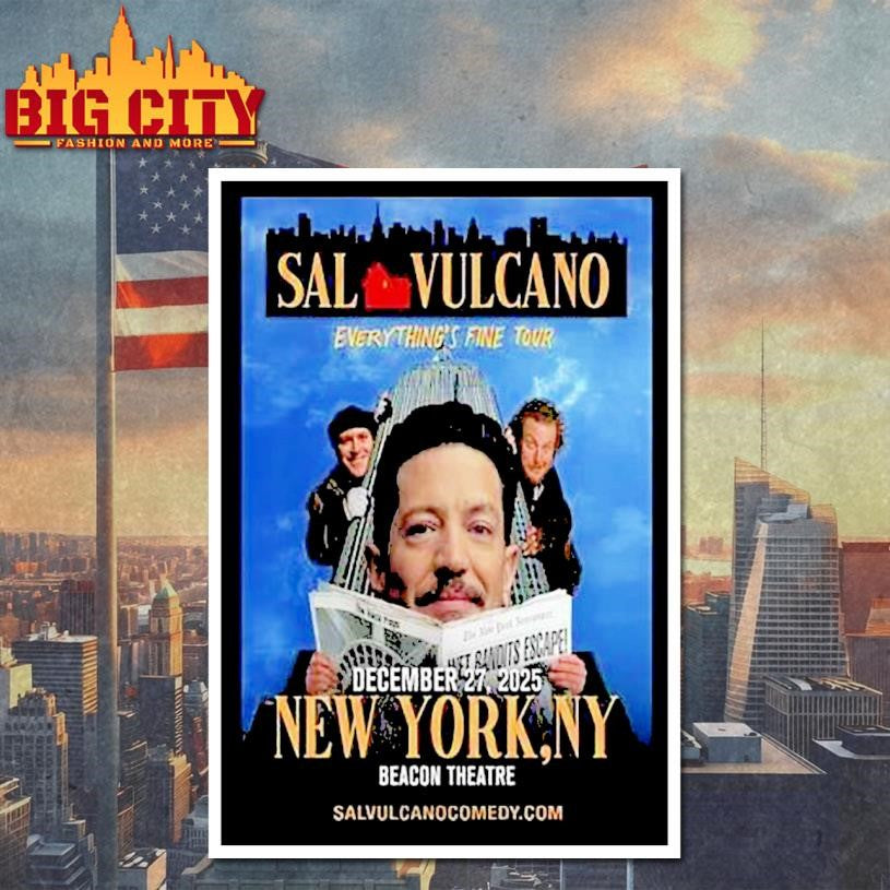 Sal Vulcano New York December 27 2025 Show Shirt