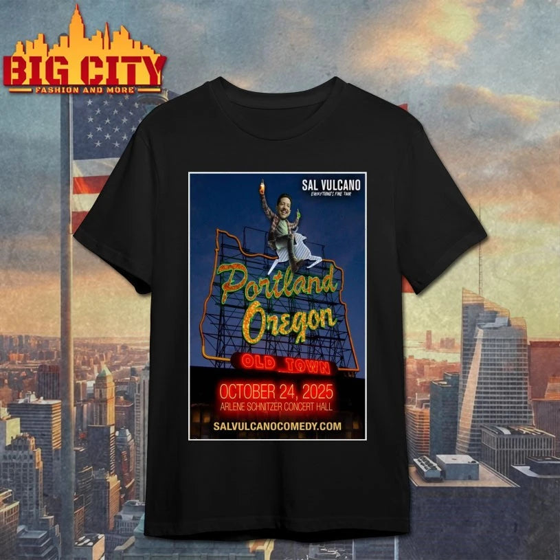 Sal Vulcano Portland, OR October 24 2025 Concert Poster shirt