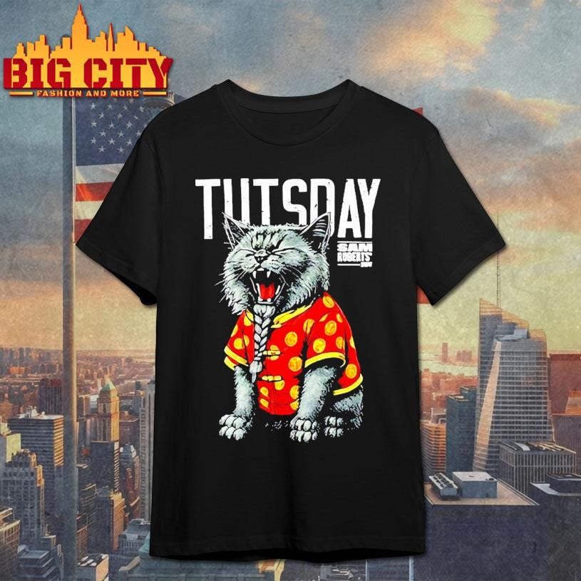 Sam Roberts Tutsday Cat shirt